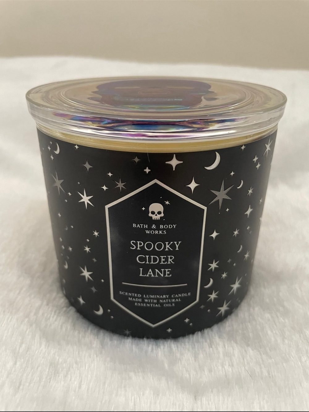Bath & Body Works Spooky Cider Lane Candle - Black